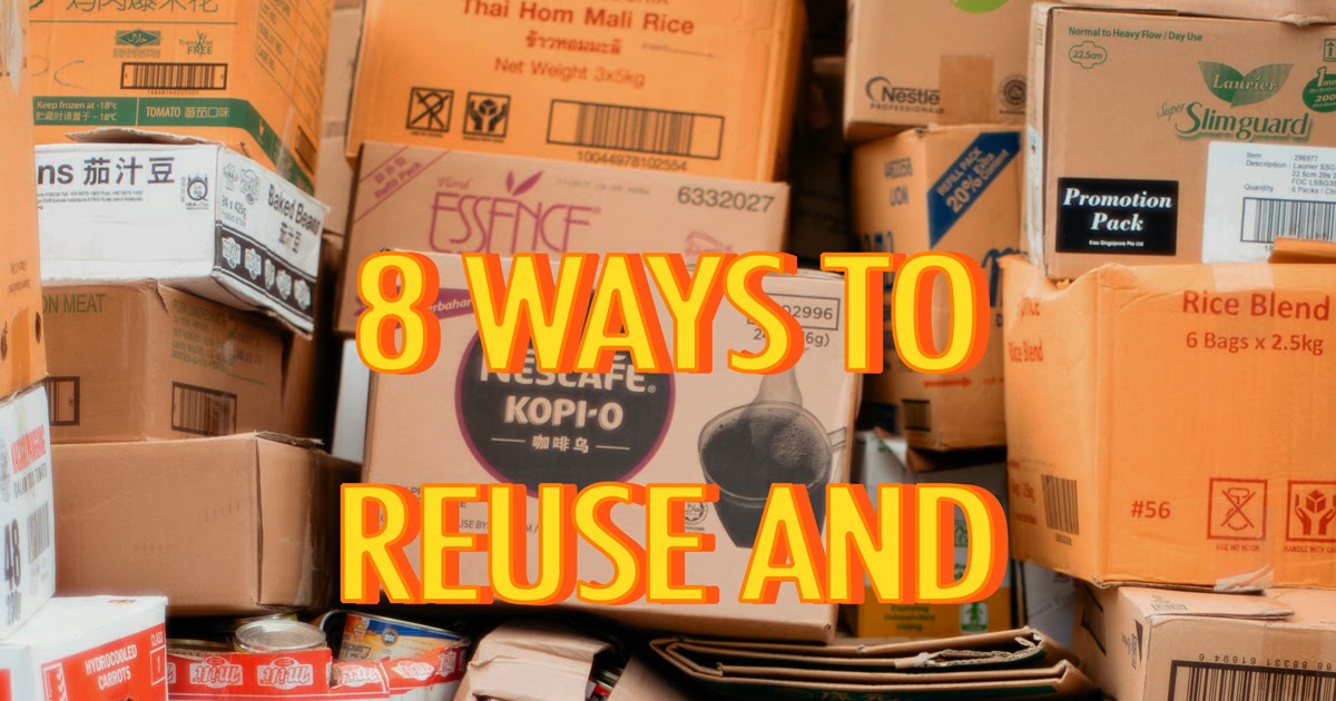 8 Ways to Reuse and Repurpose a Cardboard Box AD
