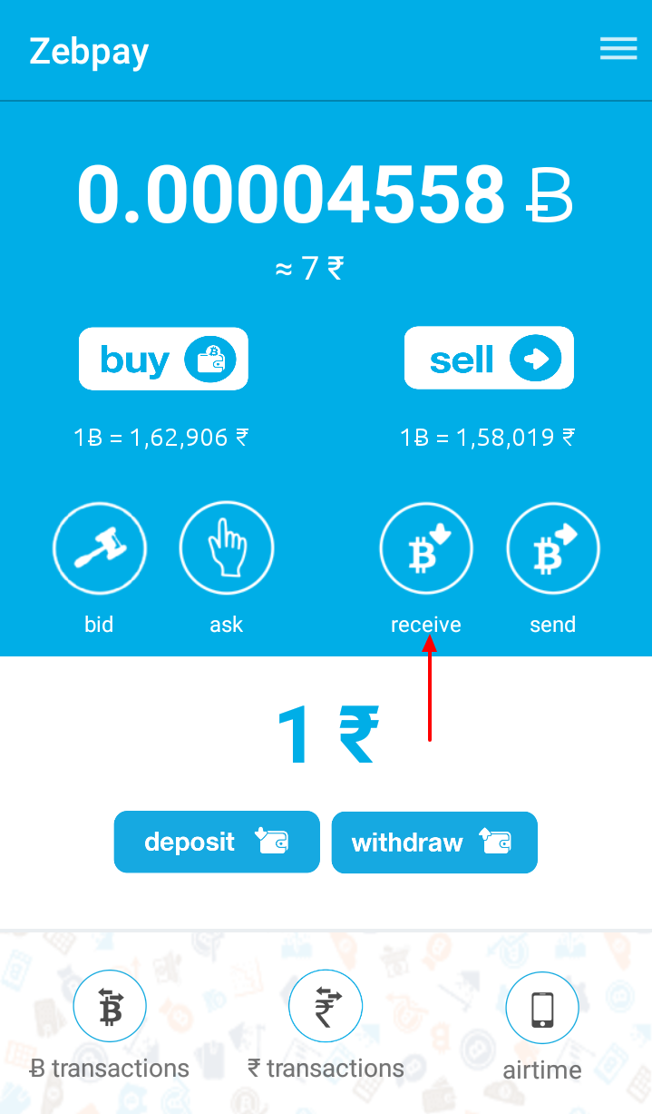 Purchase Bitcoin Using Zebpay Bitcoin India Application NIT