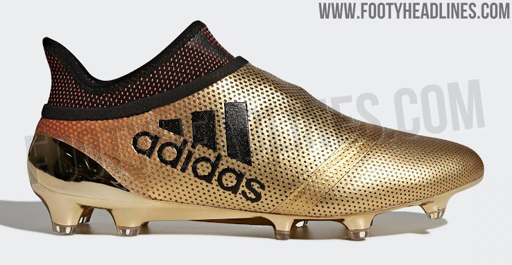 gold adidas boots