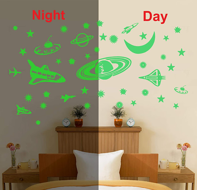 Radium Wall Stickers For Bedroom Dreamkraft Glow In The Dark Stars