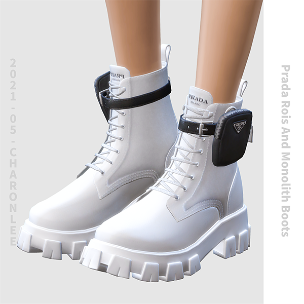 Charonlee: 【Prada Rois And Monolith Boots】