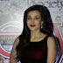 Tamil Actress Asha Saini In Maroon Dress Society leadership Awards