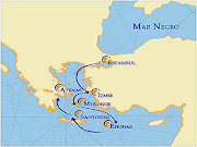 mapa de las islas griegas. Santorini es en realidad un archipiélago formado . mapa islas griegas santorini