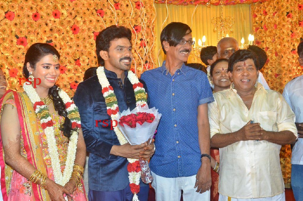 rspnetwork.in: Actor Singamuthu Son Wedding Reception Photos