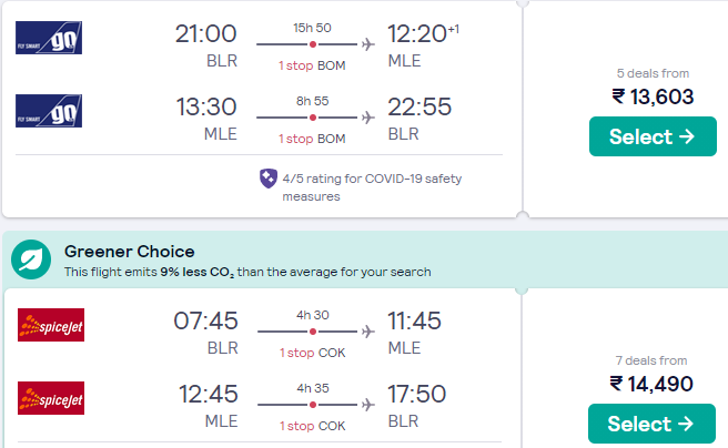 Fly To Maldives direct Flight More Expensive Than 1 Stop The Airline Blog Fly To Maldives direct Flight More Expensive Than 1 Stop The Airline Blog