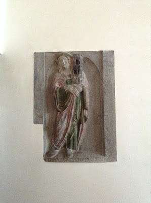 Pinacoteca di Siena: Santa Barbara di scultore senese della fine del Quattrocento
