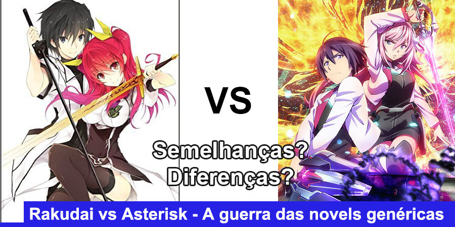 Rakudai Kishi vs Asterisk War - A guerra das light novels