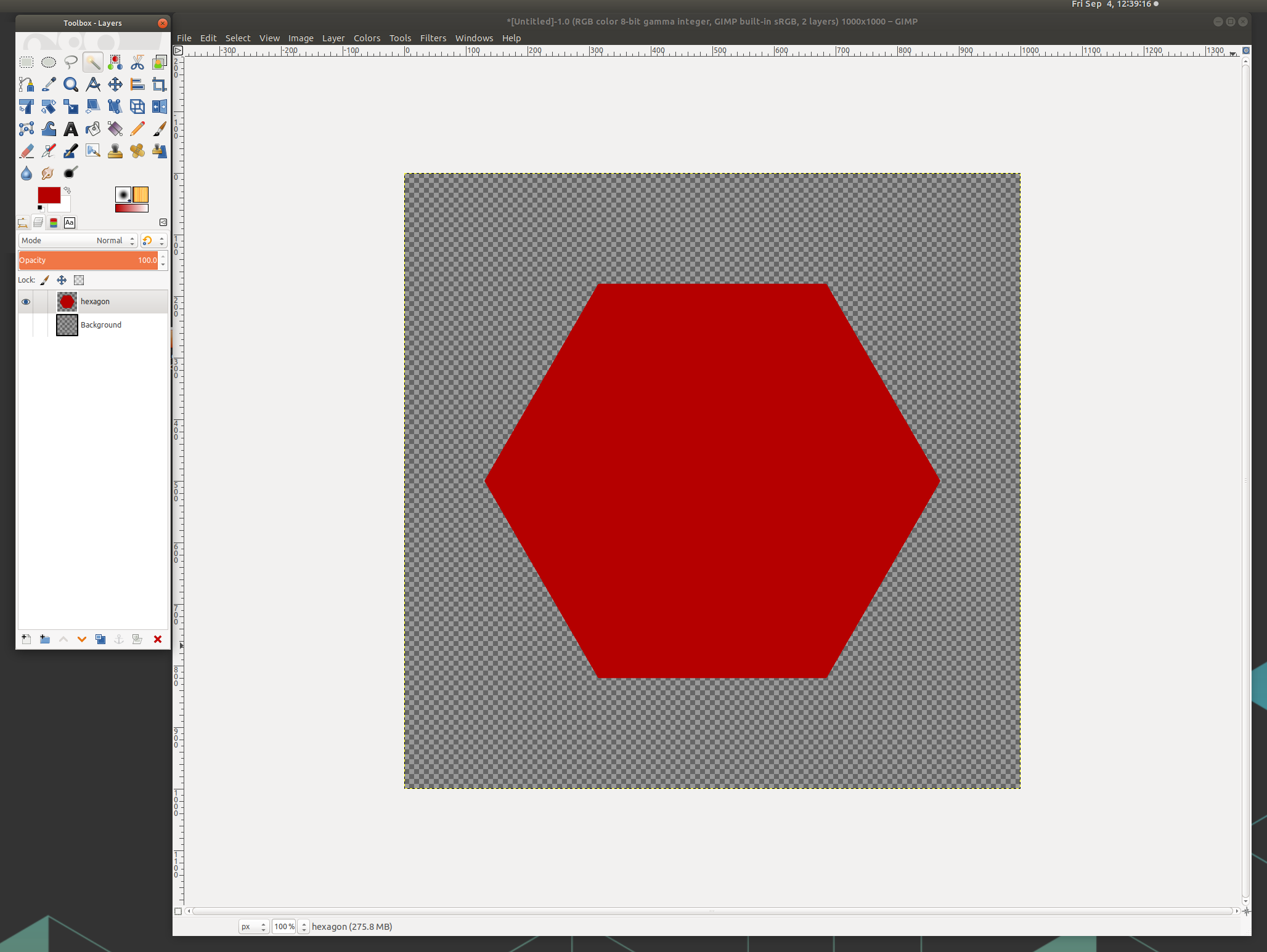 Clown Fish Cafe How to Create Regular Polygons in GIMP