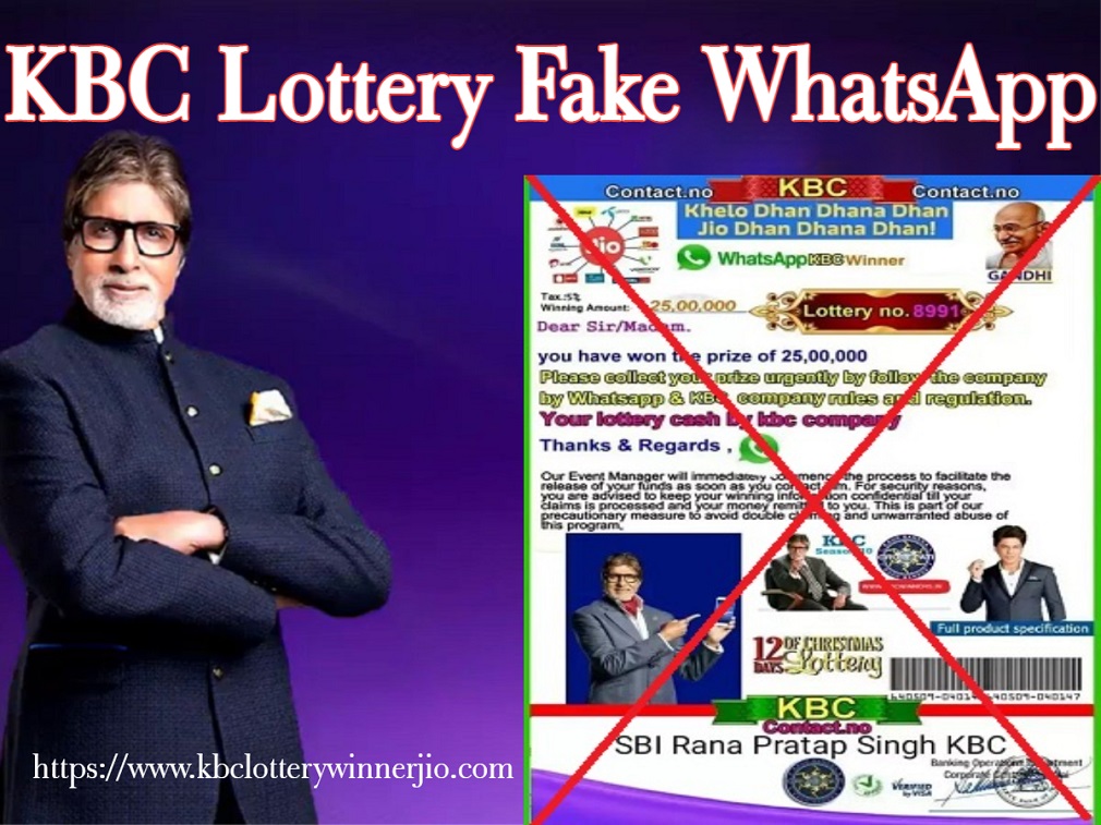 KBC Fake Lottery WhatsApp Number KBC Lottery Fake WhatsApp Number