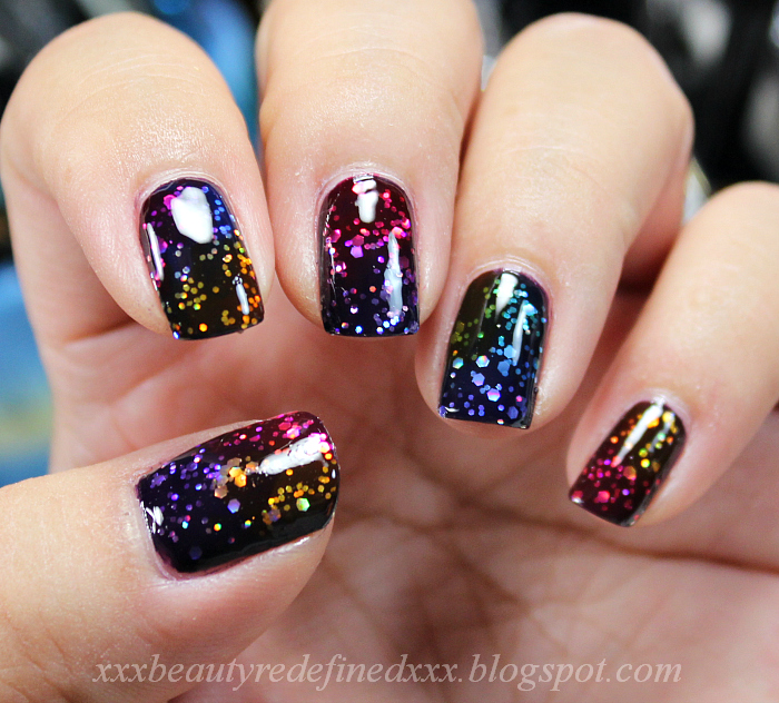 BeautyRedefined by Pang: Rainbow Jelly Nail Look