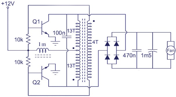 Low-Cost Voltage Booster - Electronics Circuit Projects and Circuit Projects Ideas