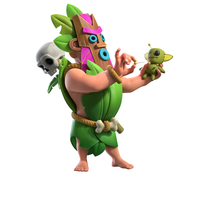 Clash of Clans Jungle Warden Skin PNG