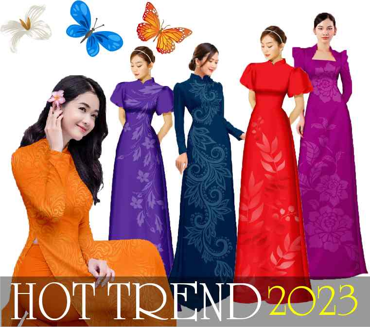 Vải Áo Dài Hot Trend Xu Hướng 2023 Đẹp Mới Lạ Bạn Đã Mua Chưa?