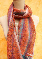 Métier d'antan Echarpe en Soie Sauvage