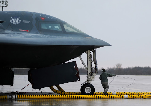 Maintainers and crew chiefs, prepare B-2 Stealth Bombers for Operation Odyssey Dawn