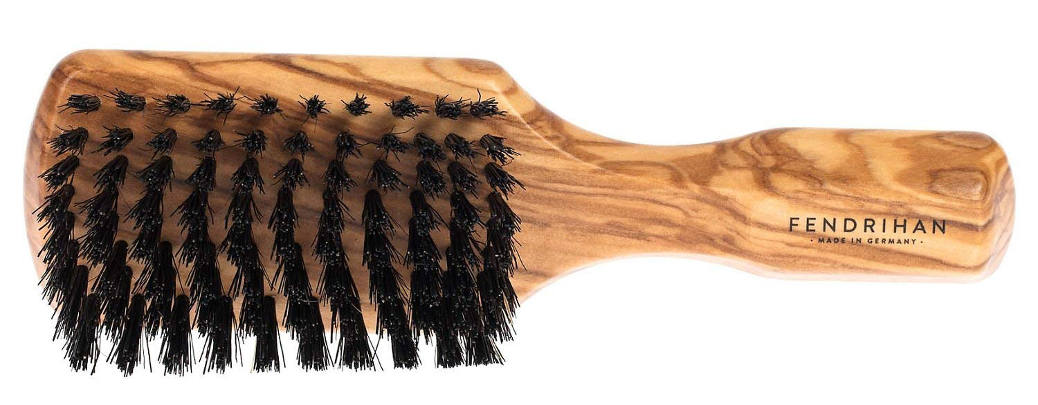 Fendrihan Men's Pure Boar Bristle Real Olivewood