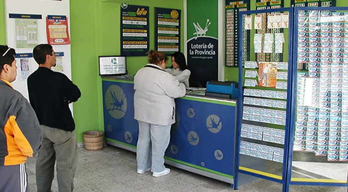 Imagen de una agencia de lotería