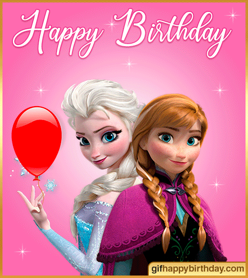 Happy Birthday Animated Gif Frozen ▷ Happy Birthday Animated Gif With Name ❤️: Happy Birthday Walker Gif