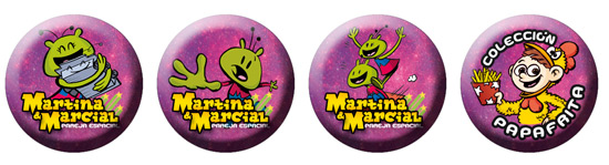 Martina y Marcial, pareja espacial