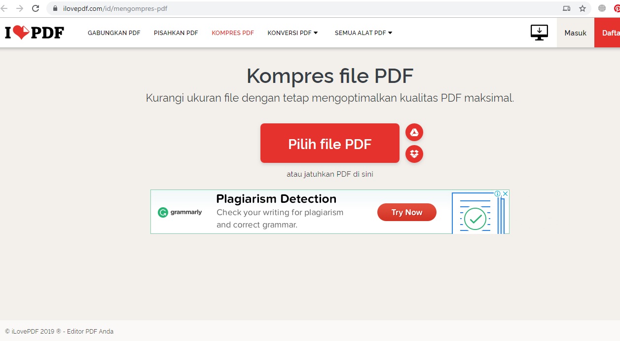 Pdf kompres Compress PDF