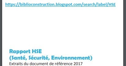 Télécharger gratuitement un très bon modèle de RAPPORT HSE (SANTE