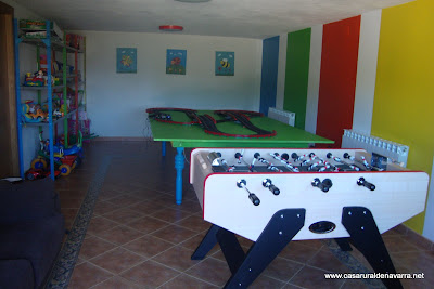 casa rural con sala de juegos en Navarra