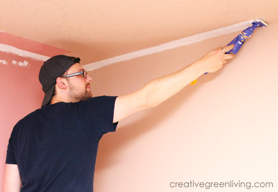 The Easiest Way To Paint A Ceiling Tips And Tricks You Need How To Start Painting A Ceiling With Paint Cutting In Tool