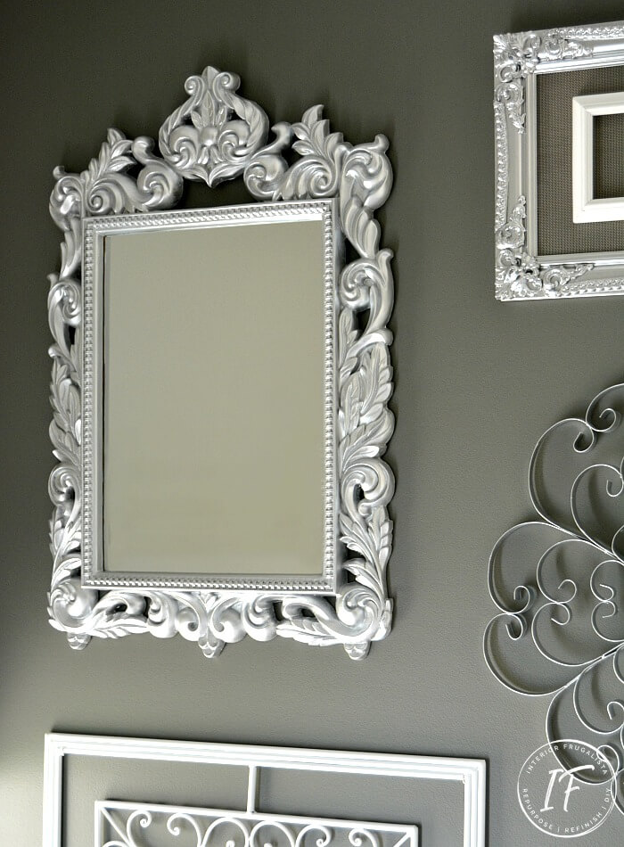 Make your own DIY gallery wall with repurposed vintage frames