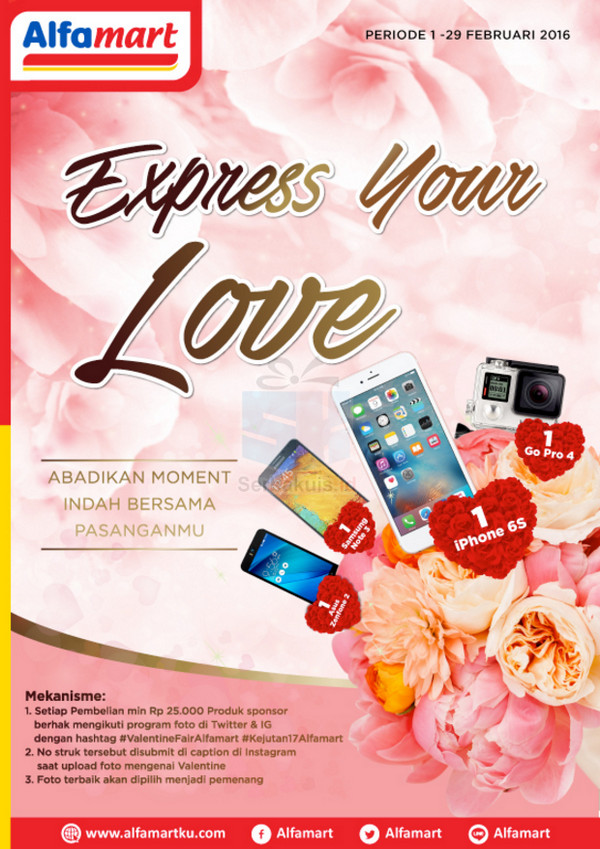 Kontes Foto Alfamart Express Your Love Berhadiah iPhone 6S