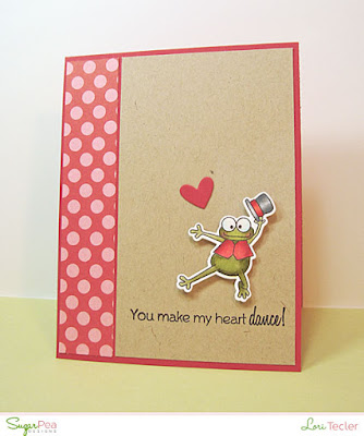 You Make My Heart Dance card-designed by Lori Tecler/Inking Aloud-stamps and dies from SugarPea Designs