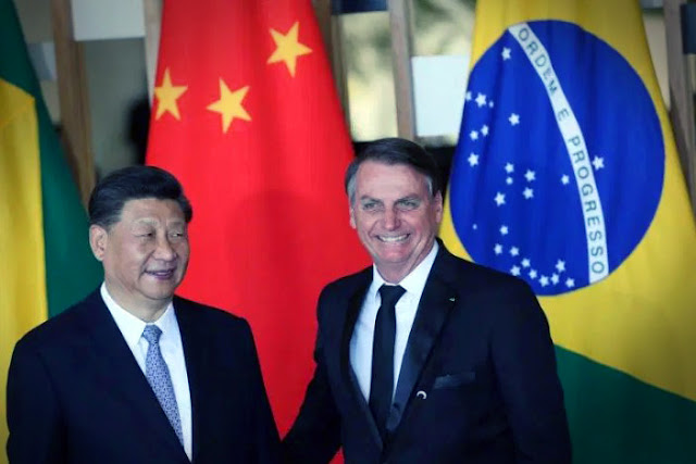 Xi Jinping e Bolsonaro