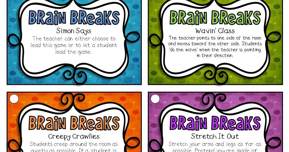 Mrs. Roelle--6th Grade Language Arts: Brain Breaks
