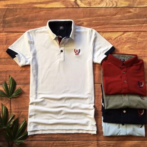 Áo thun nam áo phông nam có cổ – cổ trụ – cổ bẻ Men H