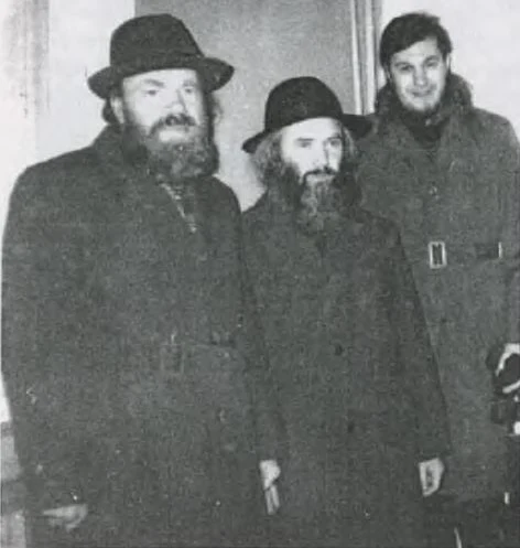 Гурий Чезлов (в центре) с Вологодскими священнослужителями