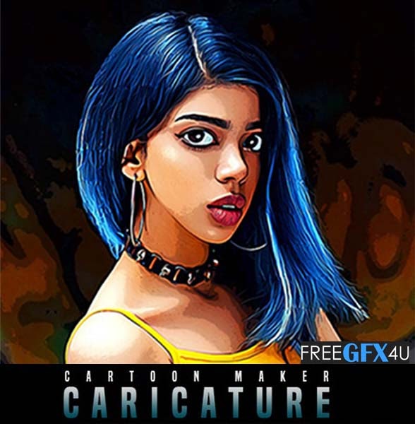 Free Download Caricature Cartoon Maker Photoshop Action