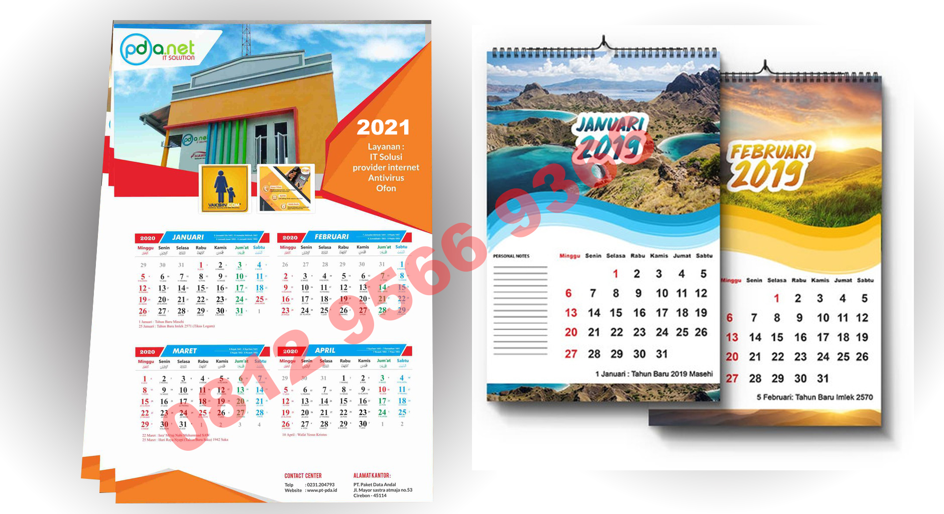 Cetak Kalender 2021 Caleg, Bupati, Gubernur Percetakan