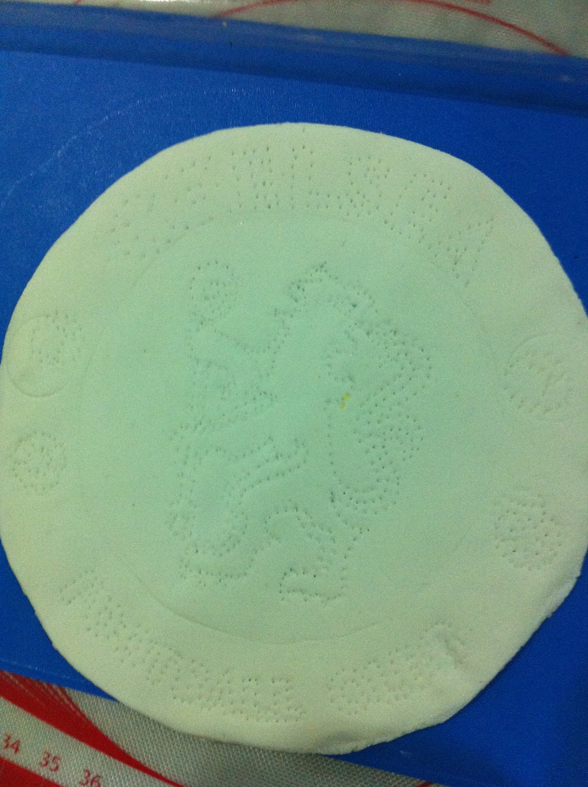 Home May'de Cakes: The making of : Chelsea Soccer cake