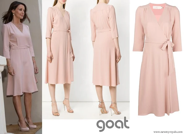 Princess Marie wore GOAT ballerina wrap dress