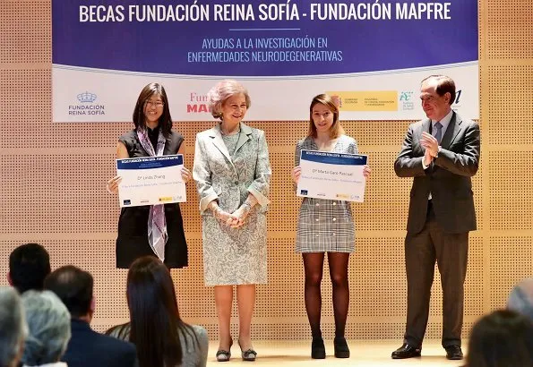 Queen Sofia and Infanta Elena attended scholarship presentation ceremony of the Reina Sofia Foundation