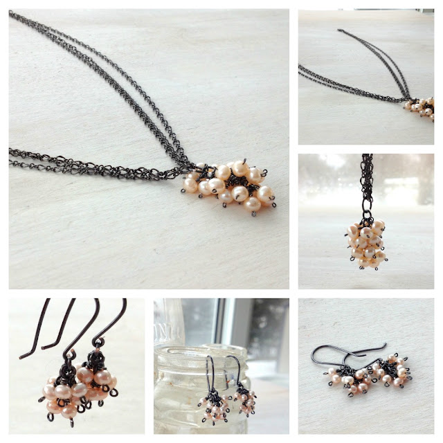 Meet Eva: Peach and Gunmetal | Eva M Designs