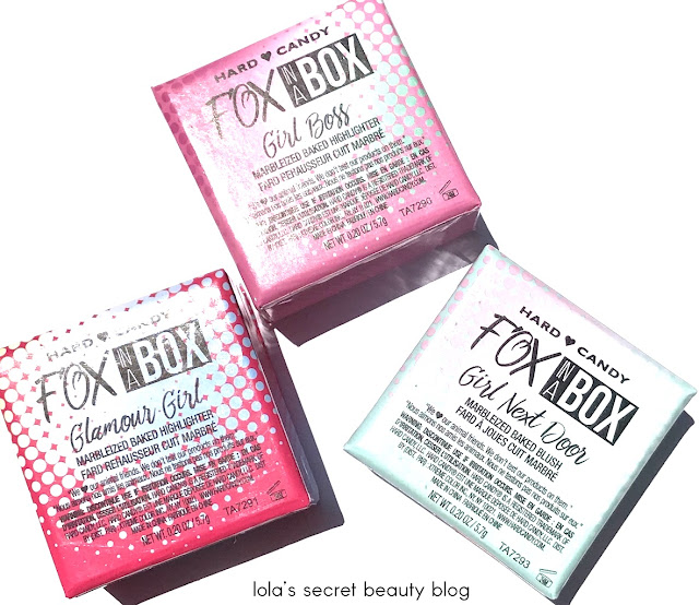 lola's secret beauty blog Hard Candy Fox in a Box Highlighters and
