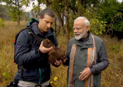 Man Vs Wild with PM Modi chillyblog.com PM Modi in Man vs. Wild