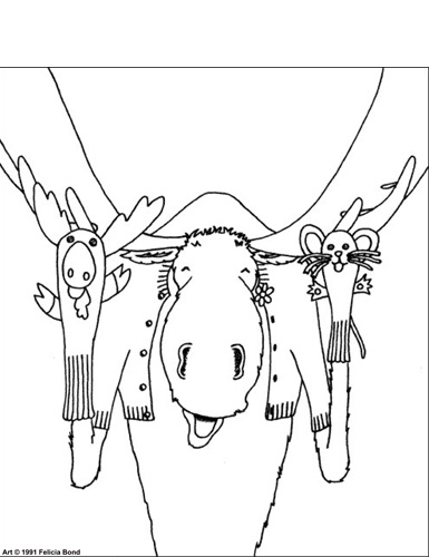 If You Give A Moose A Muffin Coloring Pages - Coloring Pages