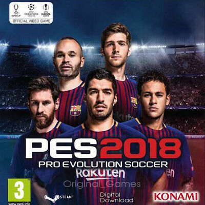 تحميل لعبة Pes 2018 الأصلية كاملة للكمبيوتر مجانآ