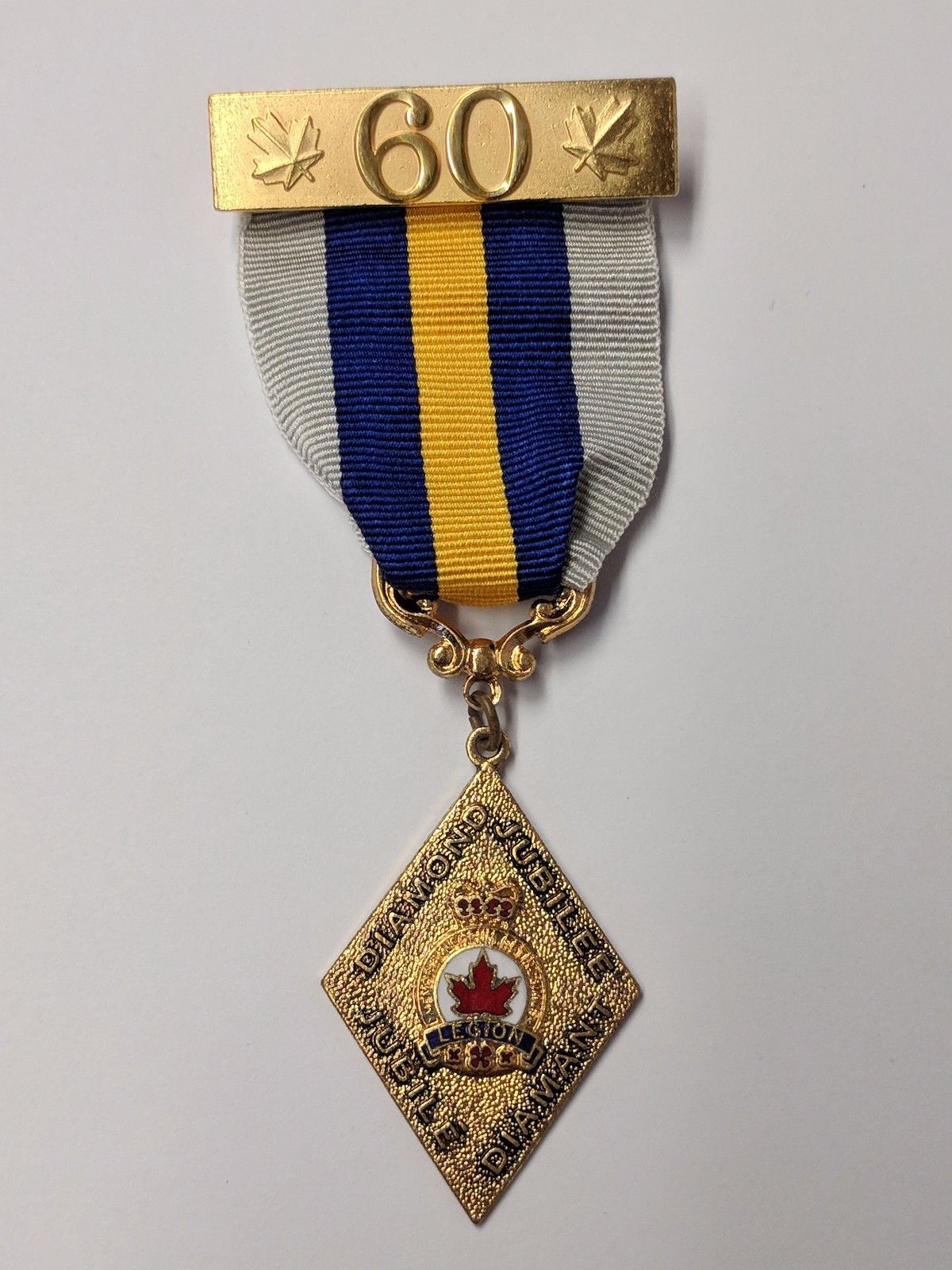 Royal Canadian Legion Medals Chart