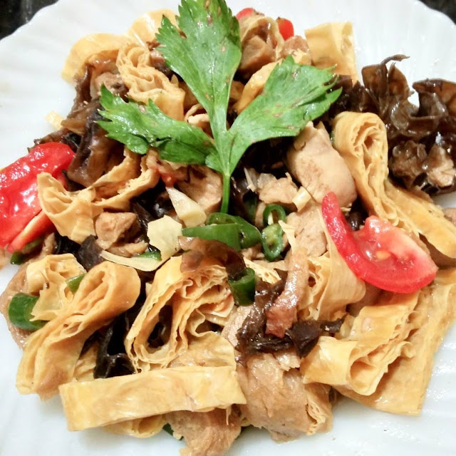 tumis sayur kembang tahu tumisan kembang tahu