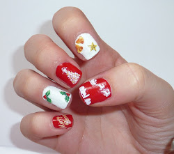 nail christmas nails designs 3d gold stickers tree nailtopia merry demo another today styleglow