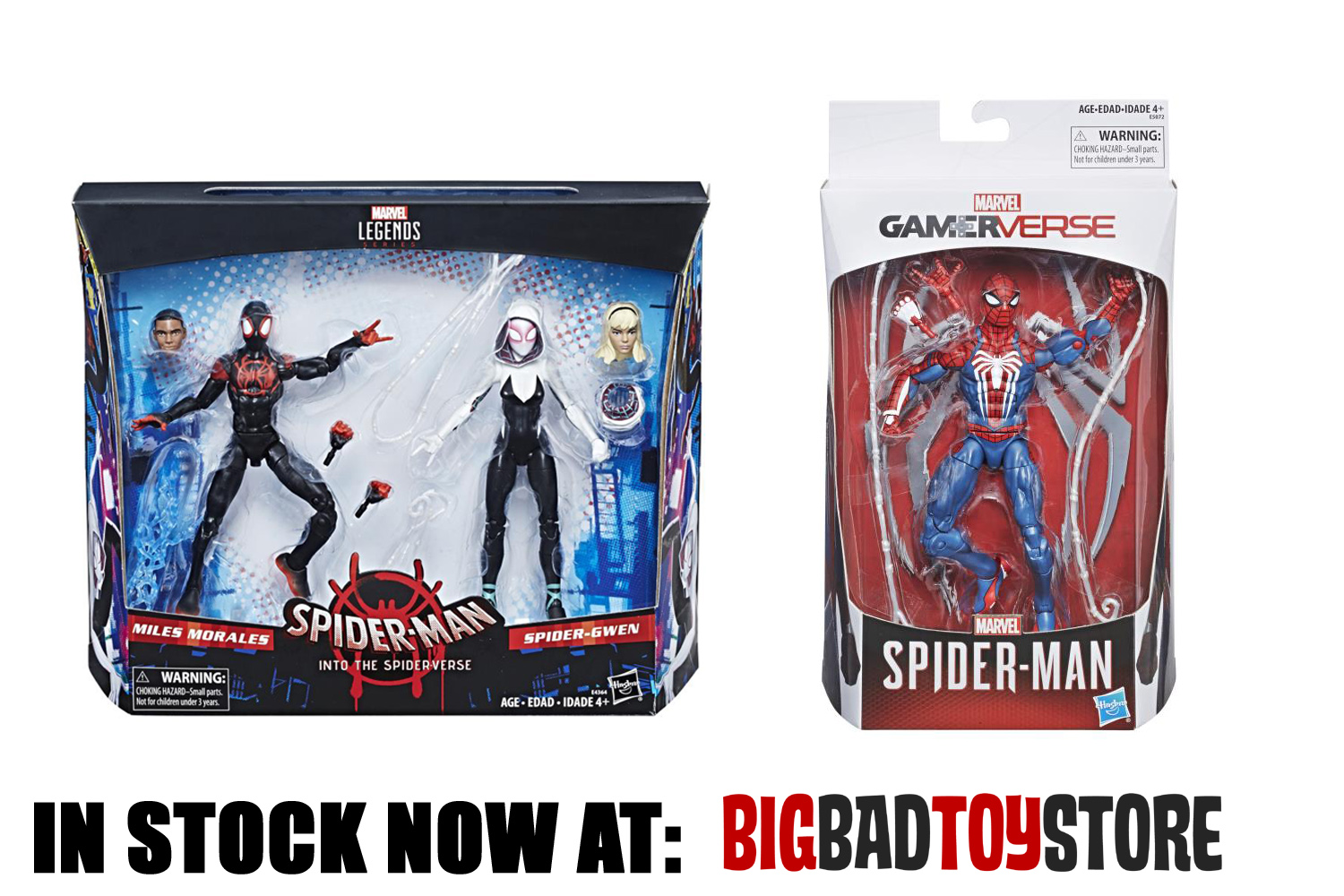 RESTOCK Marvel Legends Gamerverse Spiderman 2018 Into the SpiderVerse Miles Morales with