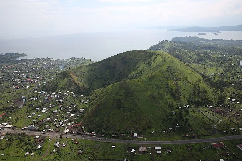 Danau Kivu di Provinsi Kivu Utara