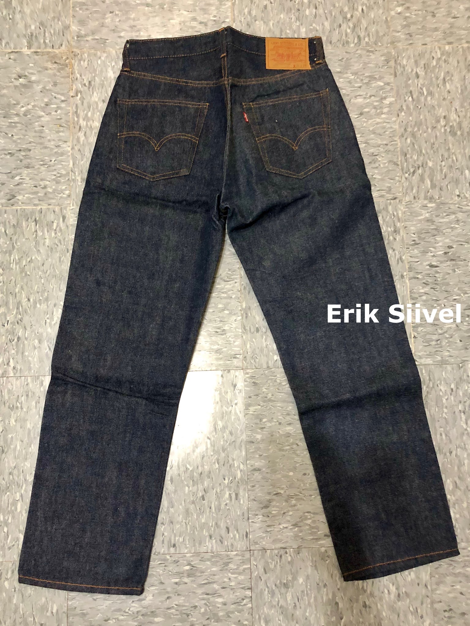 Erik Siivel 的部落格: 原版LEVI'S「66前期」501 牛仔褲還未退漿哦！